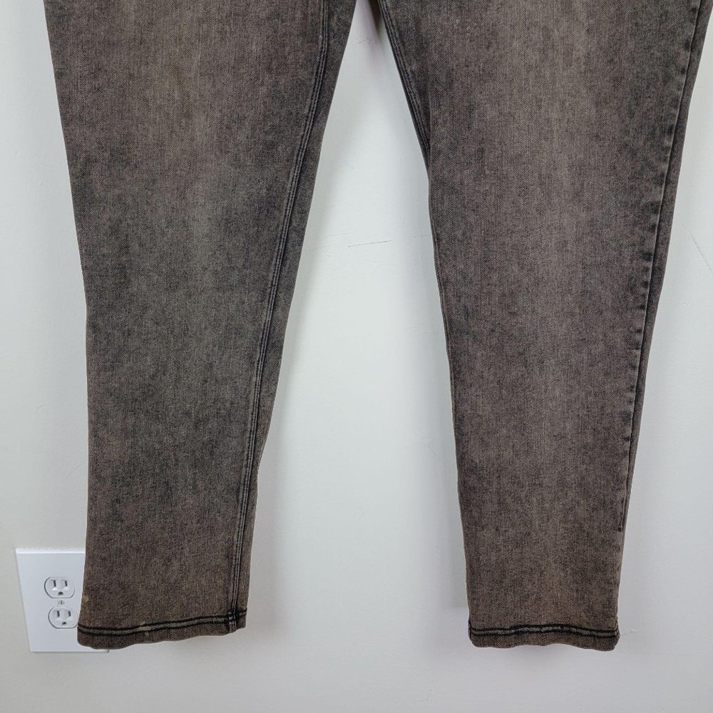 Luxe Denim Stretch Skinny High Rise Brown Jeans 3X - Picture 4 of 6